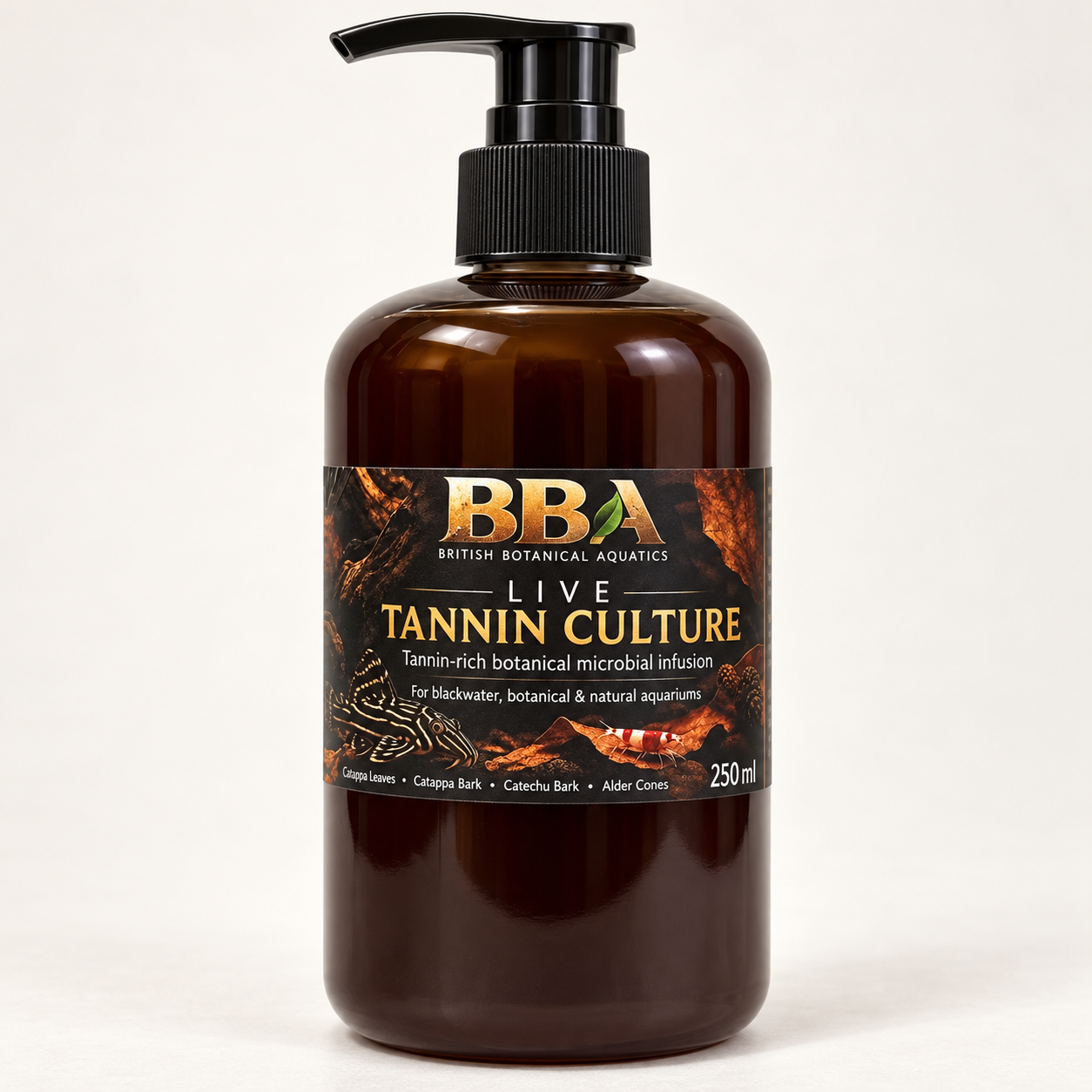 BBA Live Tannin Culture 250 ml bottle label detail