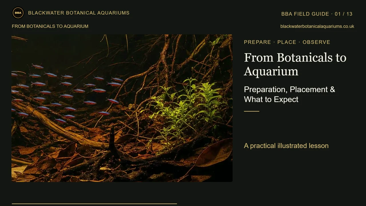 A finished botanical aquarium from the BBA preparation guide.