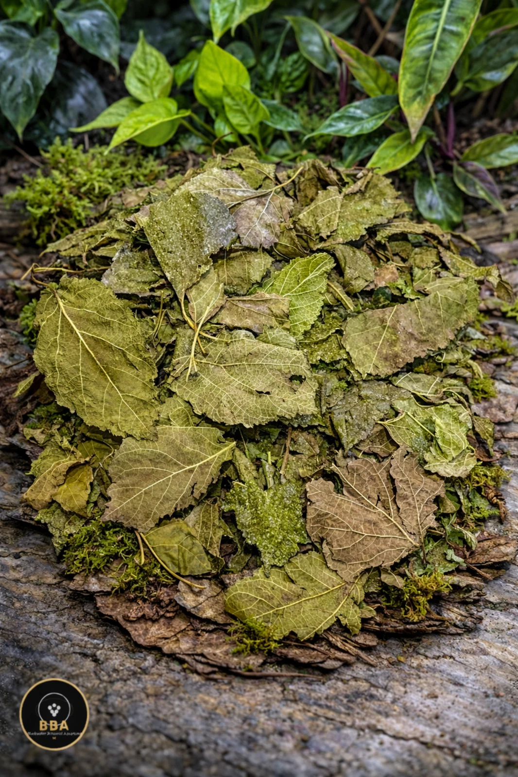 Broken / Crushed Mulberry Leaf Pieces thumbnail 2