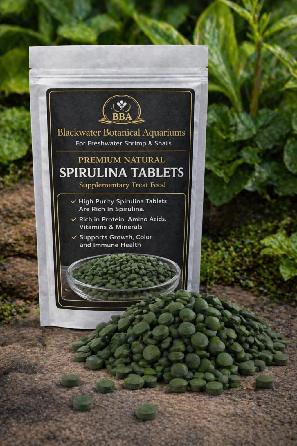 Premium Natural Spirulina Tablets product image