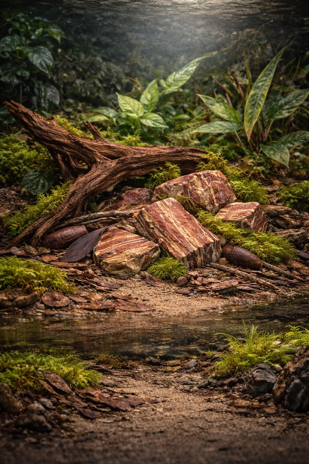 Red Wood Rock Aquascape Stone thumbnail 3