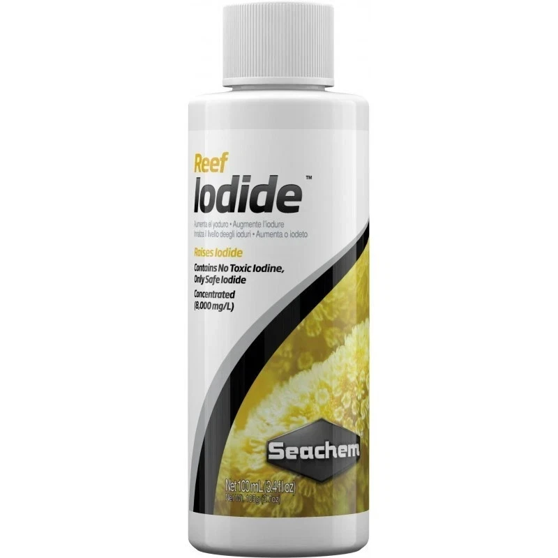 Seachem Reef Iodide 100ml Marine Reef Aquarium Potassium Iodide Supplement