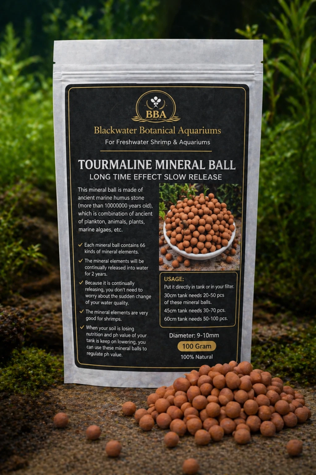 Tourmaline Mineral Balls 5–10mm product image