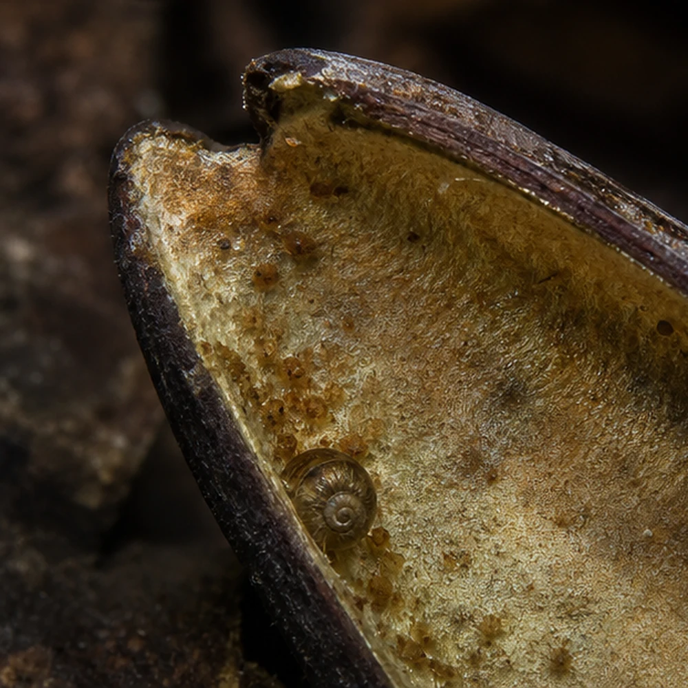 Canoinhas Pods (Funtumia elastica) - Natural Seed Pods illustrative habitat scene - texture detail