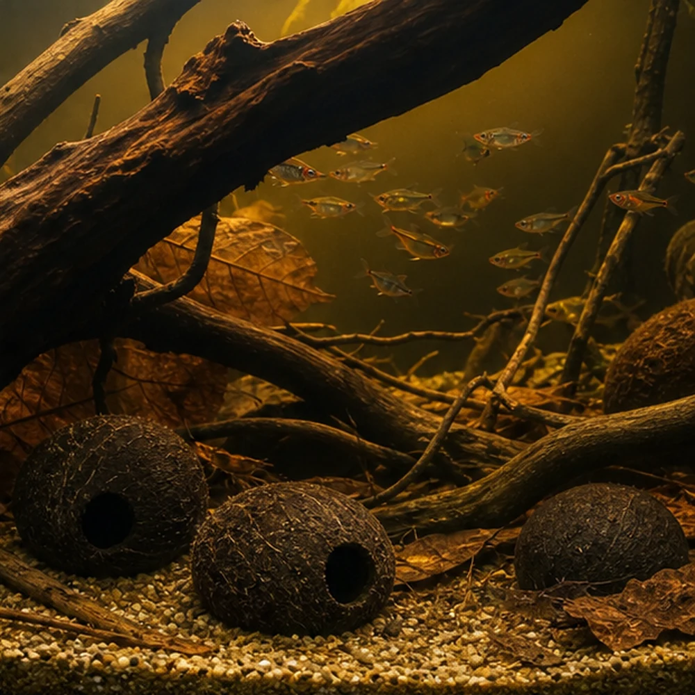 Palmyrah Seeds (Borassus flabellifer) - Natural Botanical Caves illustrative habitat scene - wider habitat