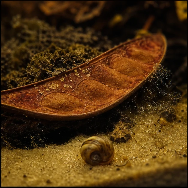 AquaCurl illustrative aquarium habitat look sample - macro curl