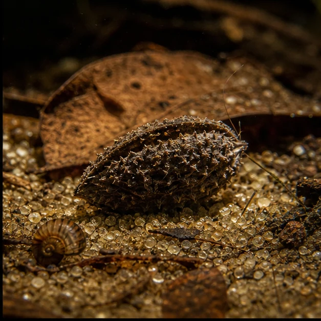 Urchin Pods illustrative aquarium habitat look sample - macro texture