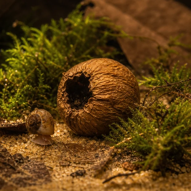 Baby Coconut Head Pods – Natural Botanical Pods illustrative detail view