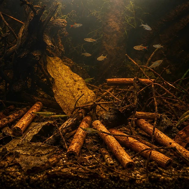 Cinnamon Sticks 8–10 cm illustrative aquarium mood
