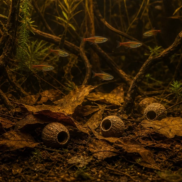 Eucalyptus Bell Pods / Eucalyptus Fruit Pods illustrative aquarium mood