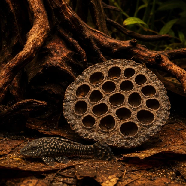 Lotus Seed Pods – Aquarium Botanicals illustrative shelter route