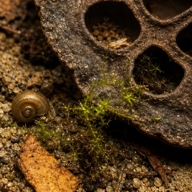Lotus Seed Pods – Aquarium Botanicals illustrative detail view