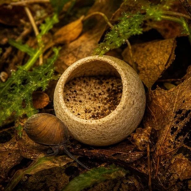 Palm Bell Cups – Natural Botanical Cups illustrative detail view