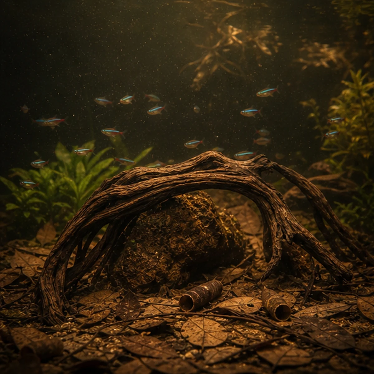 Mangrove Root Driftwood: ROOT ORIENTATION