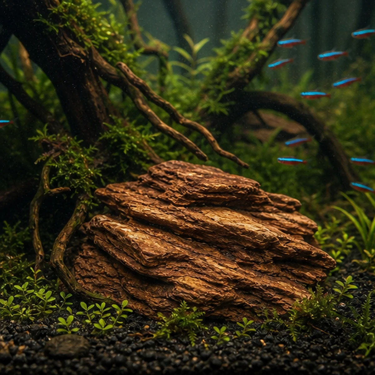 Red Wood Rock Aquascape Stone: FOCAL STRUCTURE