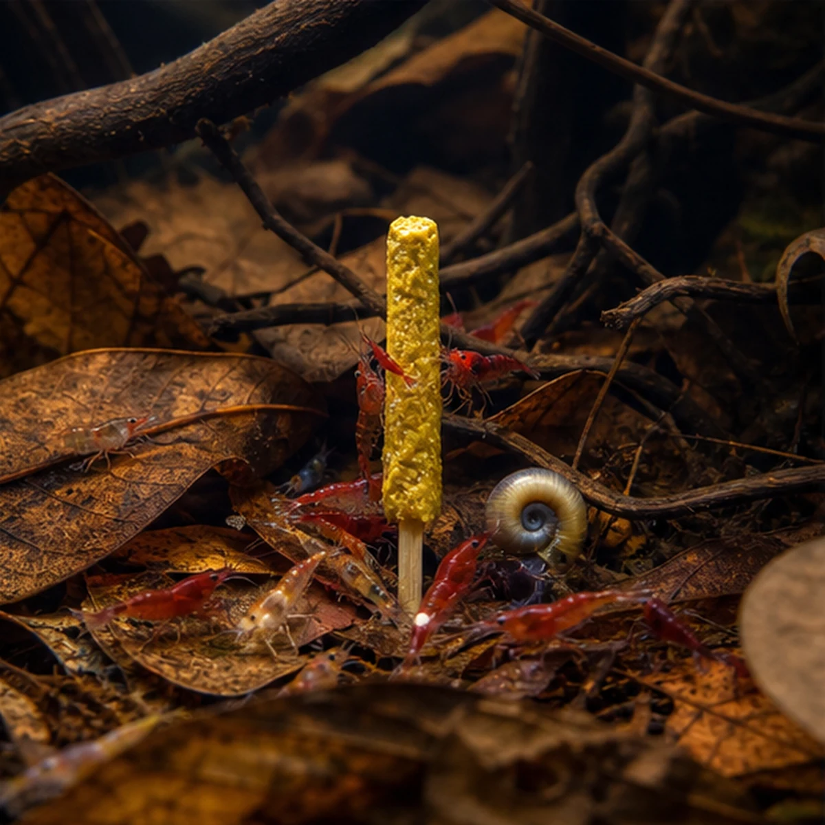 Bee Pollen Gold™ Shrimp Lollies: Gradual softening