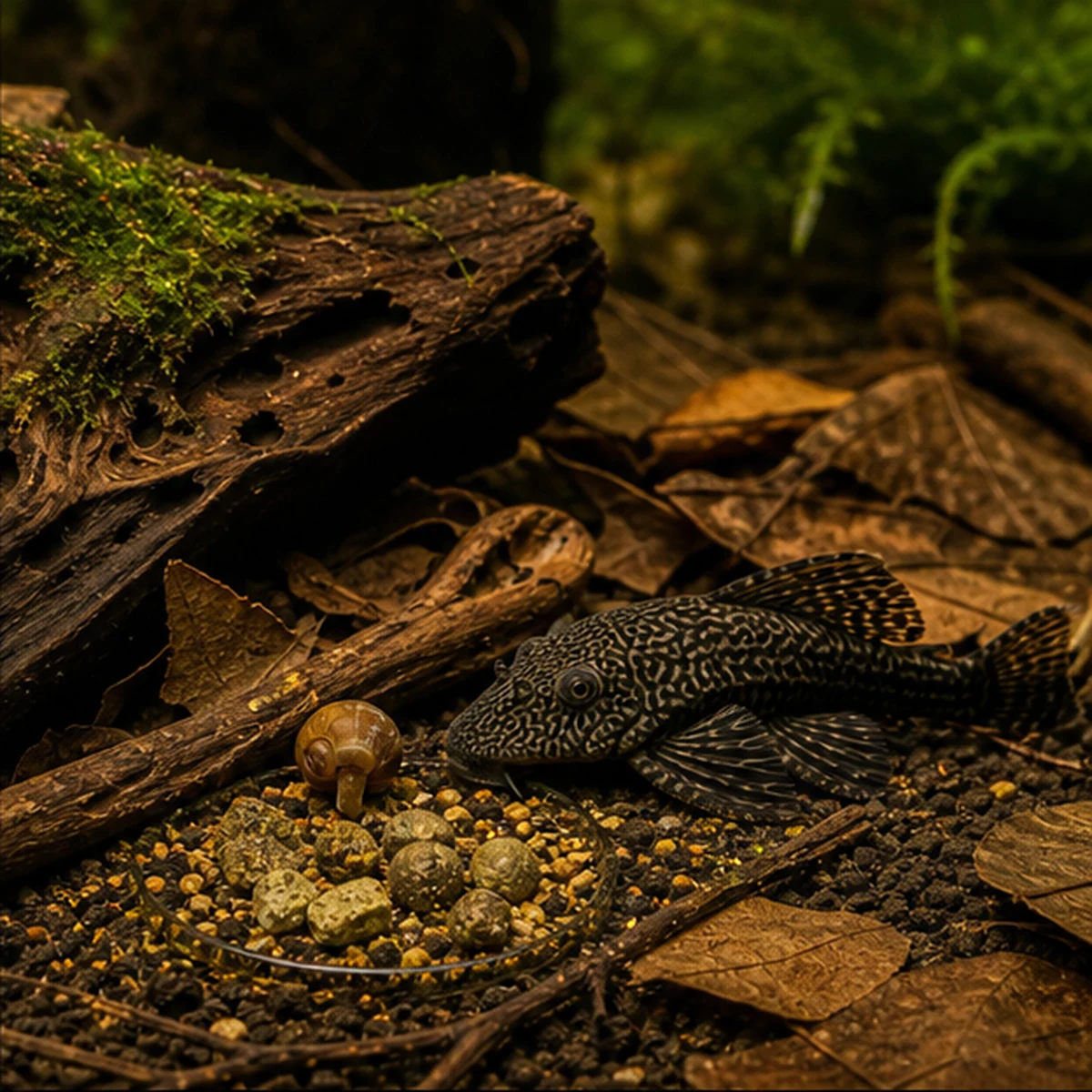 Shrimp Snail Pleco Food & Botanical Bundle: PODS & CONES