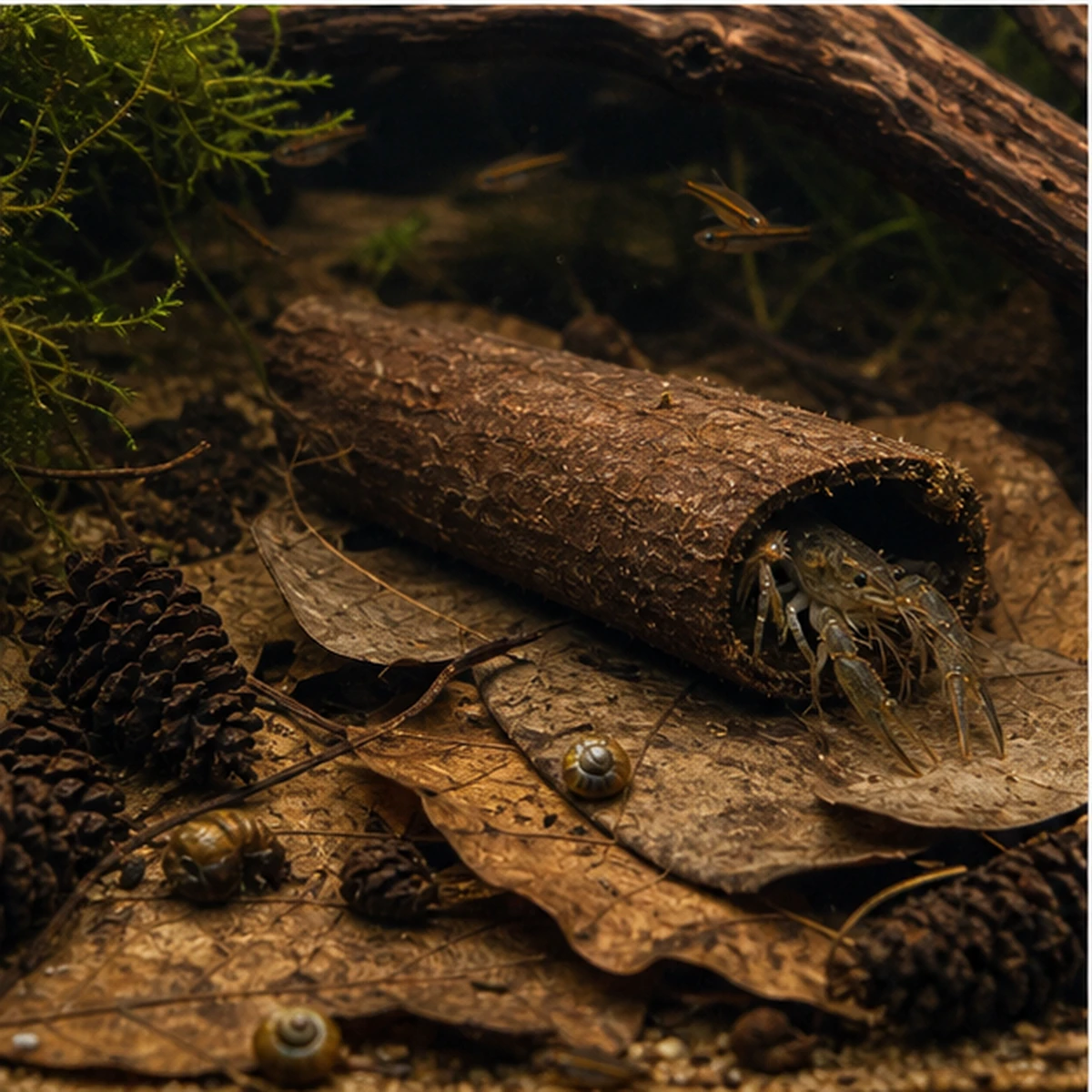 Blackwater Botanical Bundle – Leaf Litter, Cones, Pods & Cholla community route illustrative scene