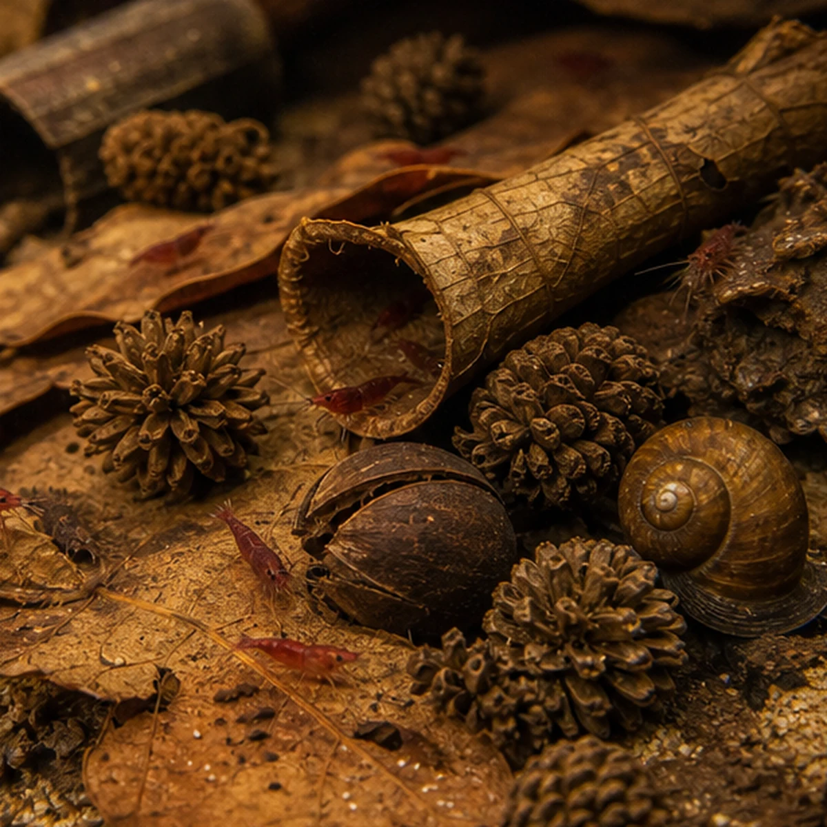 Blackwater Botanical Box – Cones, Leaves, Pods & Catappa Core Mix community blackwater world illustrative product-world scene