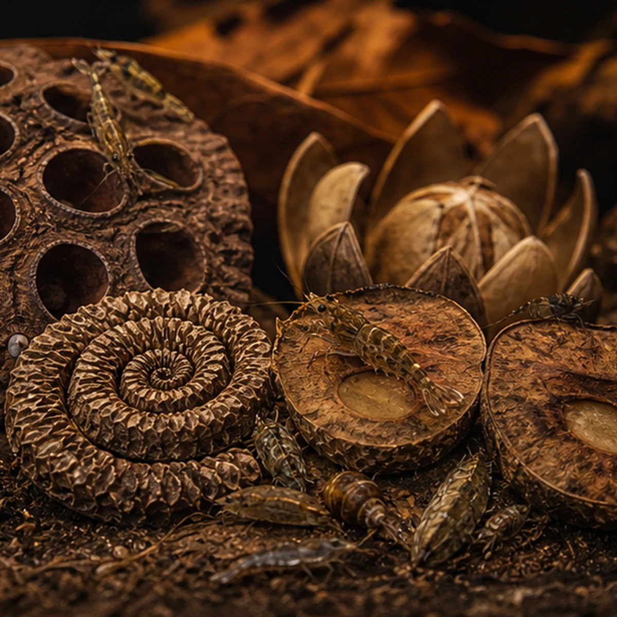Blackwater Botanical Box – Leaf-Litter, Pods & Tannins community blackwater world illustrative product-world scene
