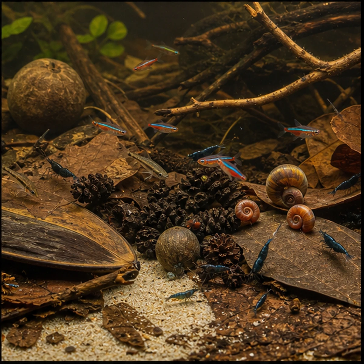 Blackwater Botanical Box #9 – Cones, Leaves, Pods & Feature Pieces living blackwater community illustration