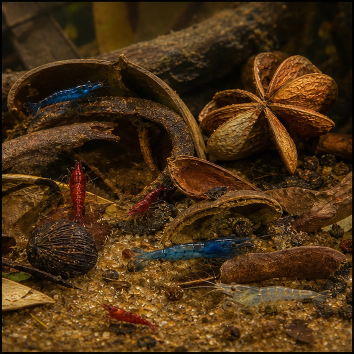 Blackwater Botanical Box – Tannins, Structure & Micro-Habitats grazing and botanical detail illustration