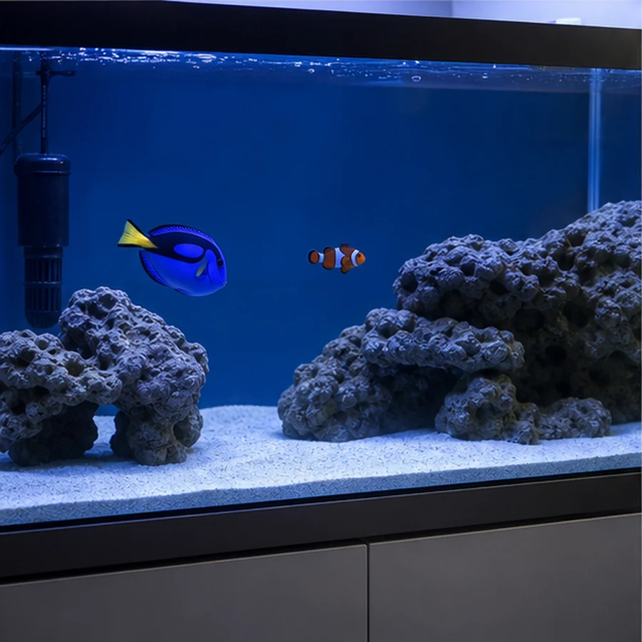 Seachem Cupramine 50ml 100ml 250ml Copper Solution Marine Fish Care illustrative product-world scene: Fish-only observation system