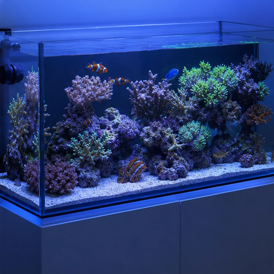 Seachem Reef Iodide 100ml Marine Reef Aquarium Potassium Iodide Supplement illustrative product-world scene: Full reef aquascape