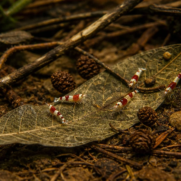 Arjuna Leaves (Kumbuk) illustrative habitat scene - grazing detail