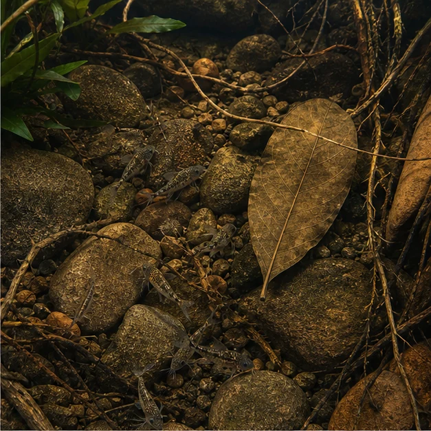 Longan Leaves illustrative habitat scene - wider habitat