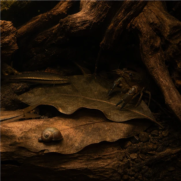 Longan Leaves illustrative habitat scene - shelter context