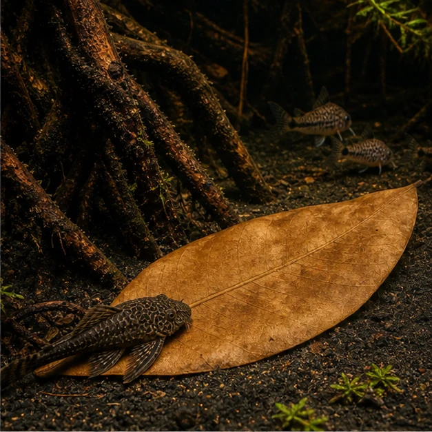 Mangrove Leaves illustrative habitat scene - wider habitat