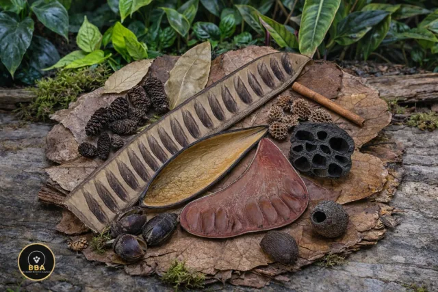 Blackwater Botanical Box – Pods, Leaves, Cones & Large Feature Piece