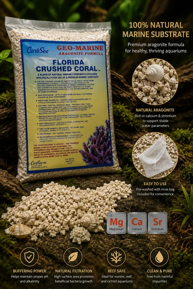 CaribSea Crushed Coral / Aragonite