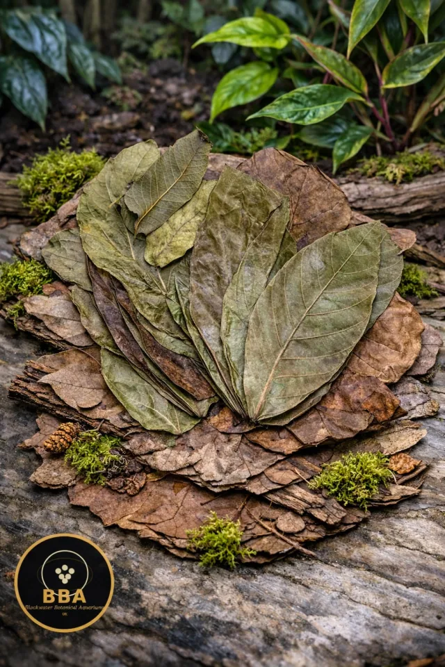 Ceylon Cocoa (Cacao) Leaves – Natural Aquarium Leaf Litter
