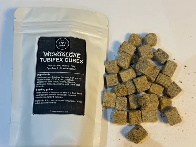 Microalgae Freeze Dried Tubifex Worm Cubes product image