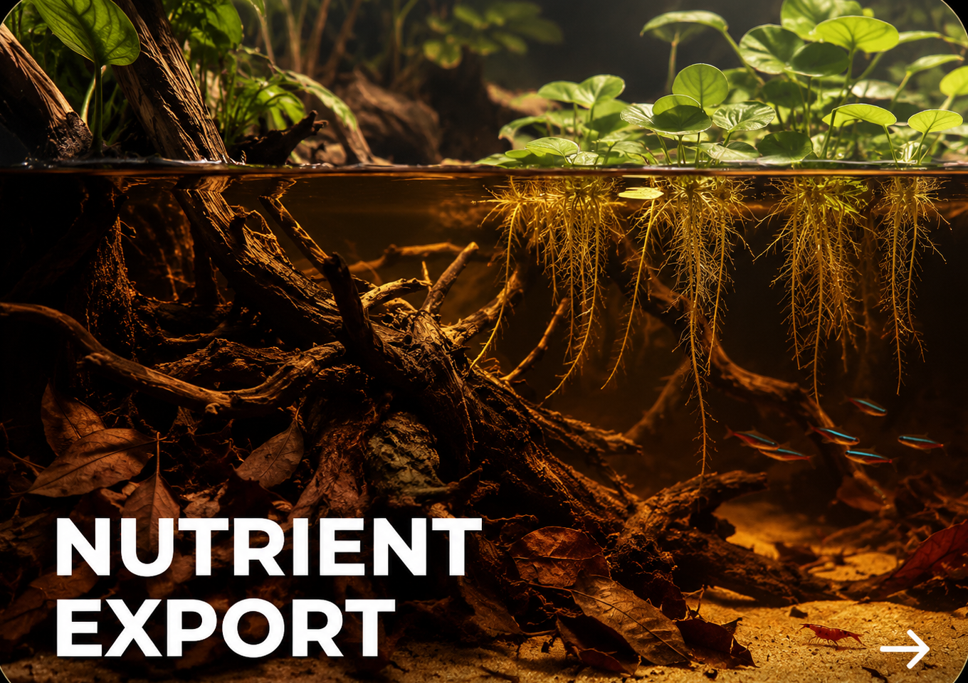 Aquarium ROOT TABS PRO explore habitat story