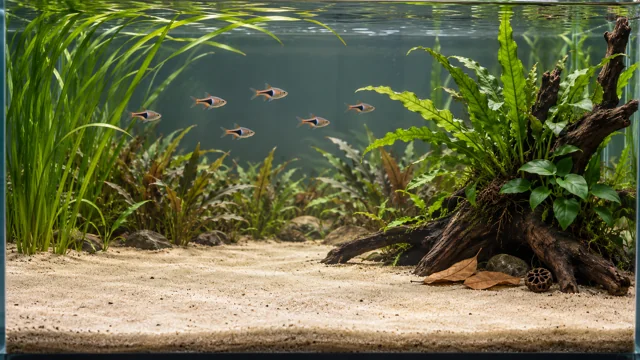 Low-Tech Botanical Aquarium planted freshwater aquarium composition