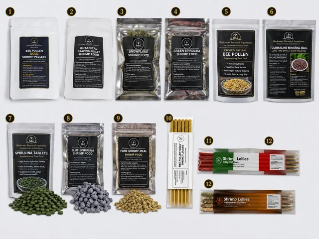 BBA catalogue photograph: Complete Shrimp Food & Mineral Bundle